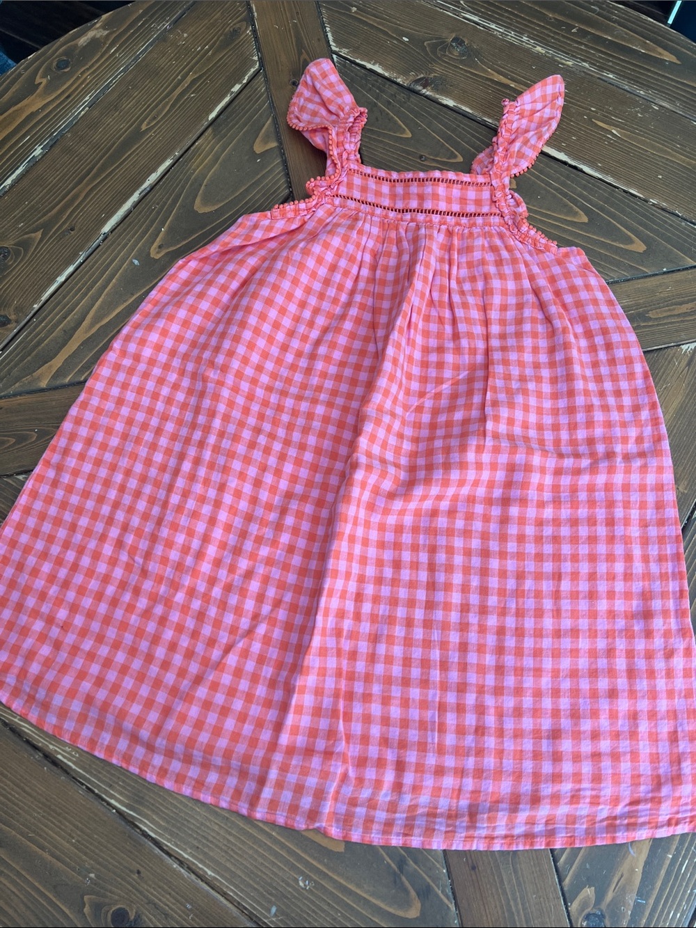 Crewcuts Kids Pink Gingham Sundress
